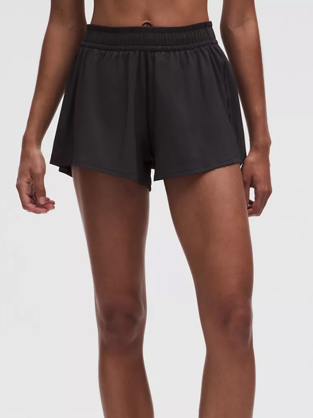 Lululemon Pace Crush High-Rise Short 2.5" - Black, Medium